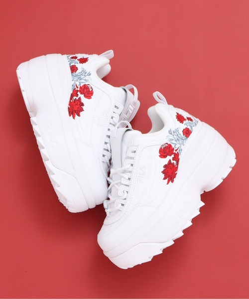 FILA（フィラ）の「FILA × atmos pink DISRUPTOR II WEDGE