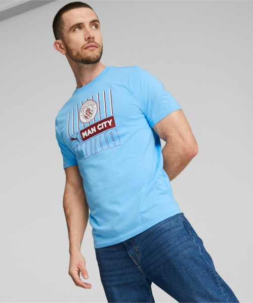 セール Puma プーマ メンズ マンチェスター シティー Mcfc フットボールコア 半袖 Tシャツ Tシャツ カットソー Puma プーマ のファッション通販 Zozotown