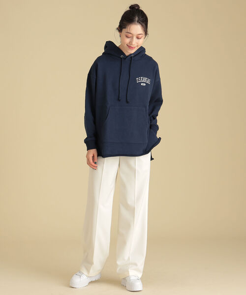 Ray BEAMS（レイビームス）の「【WEB限定】Lee / ルーズ フィット フーディー（スウェット・レディース・ネイビー/杢グレー・MEDIUM）」の7枚目の写真