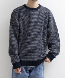 GLOSTER | 【GLOSTER/グロスター】バーズアイプルオーバーニット(ニット/セーター)