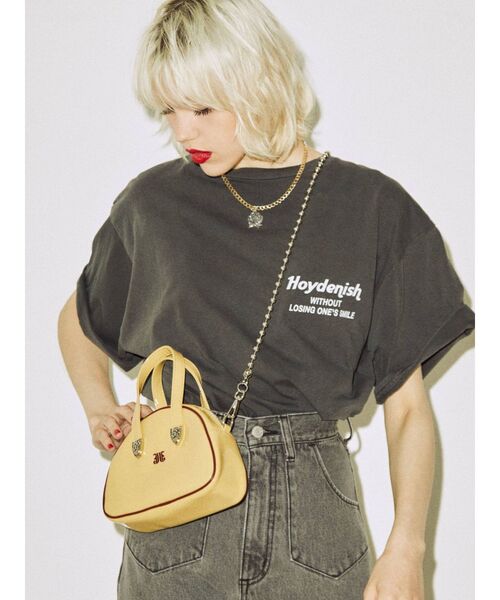 jouetie（ジュエティ）の「バックロゴBIG Tシャツ（Tシャツ/カットソー・レディース・オフホワイト/ブラック/グリーン・MEDIUM）」の16枚目の写真