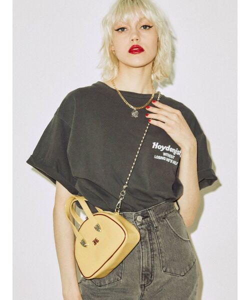 jouetie（ジュエティ）の「バックロゴBIG Tシャツ（Tシャツ/カットソー・レディース・オフホワイト/ブラック/グリーン・MEDIUM）」の10枚目の写真