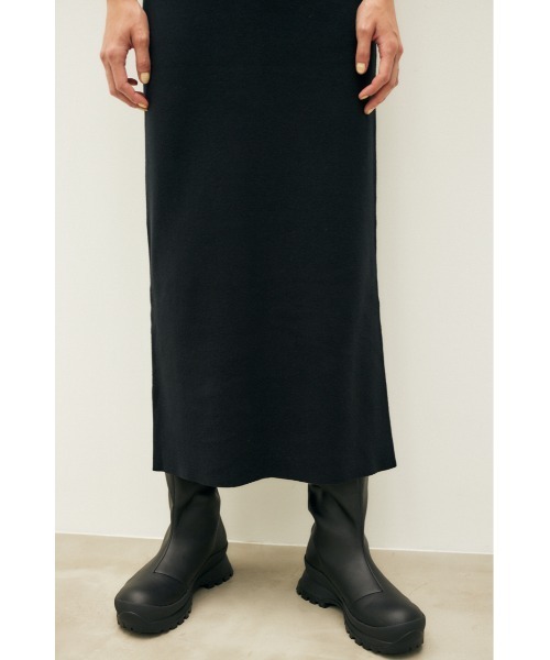 M_(エムアンダーバー)の「【M_】V/N KNIT ドレス(ワンピース・レディース・ライトブラウン/ブラック/パープル・1/2)」の10枚目の写真