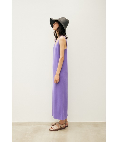 M_(エムアンダーバー)の「【M_】V/N KNIT ドレス(ワンピース・レディース・ライトブラウン/ブラック/パープル・1/2)」の13枚目の写真