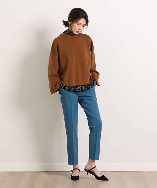 INED(イネド)の「ランダムドットボウタイブラウス(シャツ/ブラウス・レディース・ブラック・9号)」の5枚目の写真