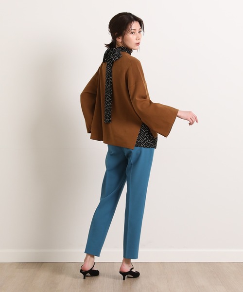 INED(イネド)の「ランダムドットボウタイブラウス(シャツ/ブラウス・レディース・ブラック・9号)」の6枚目の写真