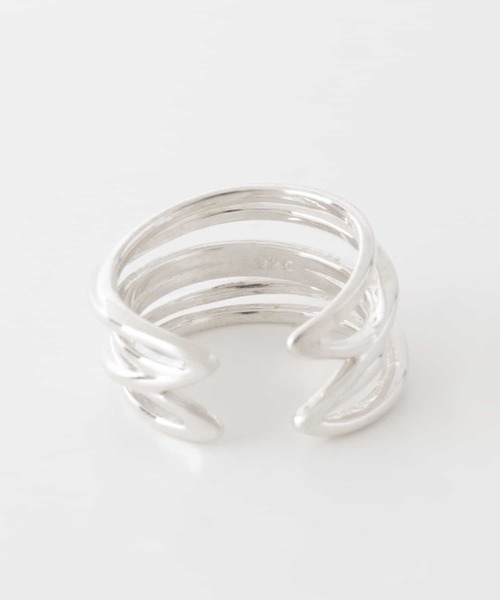 SMELLY(スメリー)の「SMELLY so’ overlap line ring(リング・レディース・シルバー・13)」の13枚目の写真