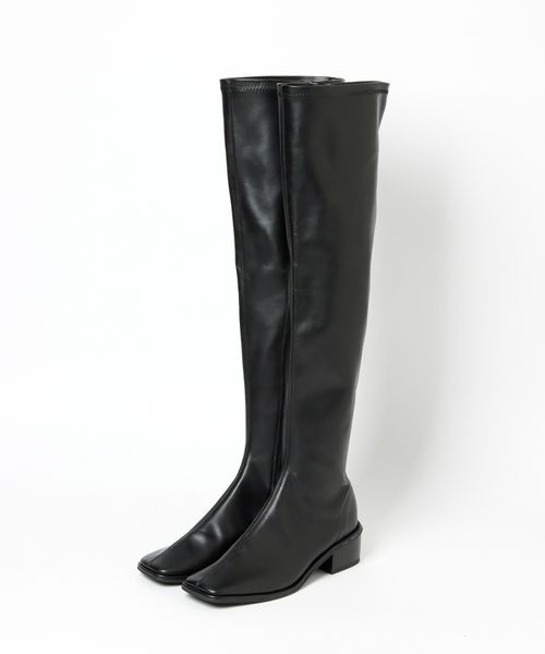 mysty woman(ミスティウーマン)の「美脚ニーハイブーツ 347109(ブーツ・レディース・ブラック/その他・MEDIUM/LARGE)」の15枚目の写真