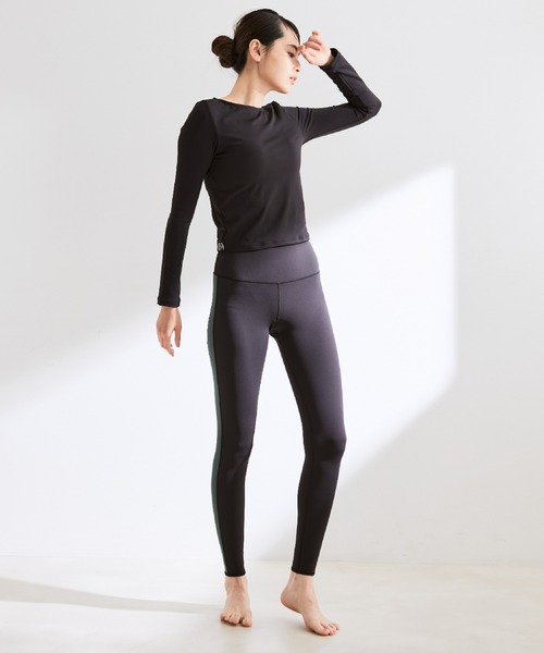 NERGY(ナージー)の「【UV&水陸両用】メッシュ切替スポーツレギンス(レギンス/スパッツ・レディース・ブラック/ダークグリーン・S/M/L)」の15枚目の写真