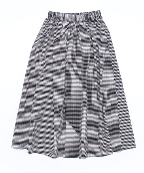 Samansa Mos2(サマンサ モスモス)の「◎ギンガムチェックスカート(スカート・レディース・チャコール/ベージュ/ブラック・フリ-)」の4枚目の写真