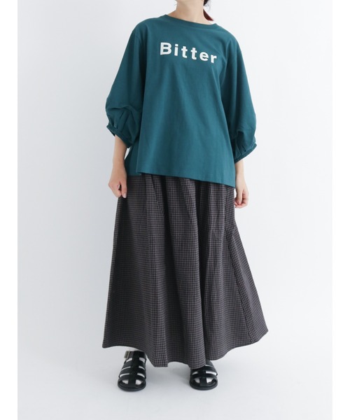 Samansa Mos2(サマンサ モスモス)の「◎ギンガムチェックスカート(スカート・レディース・チャコール/ベージュ/ブラック・フリ-)」の5枚目の写真