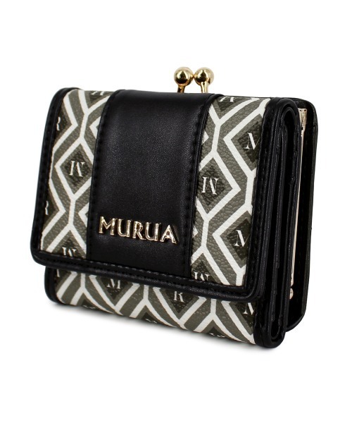 MURUA(ムルーア)の「MURUA (ムルーア) 口金ミニ財布 モノグラム MR-W1112(財布・レディース・ブラウン/ブラック・FREE)」の6枚目の写真