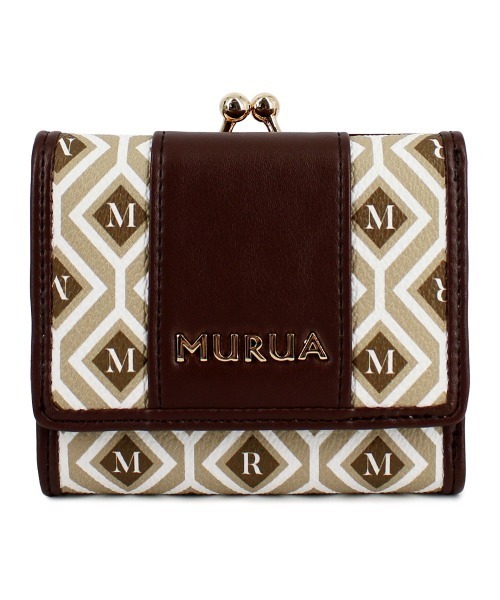 MURUA(ムルーア)の「MURUA (ムルーア) 口金ミニ財布 モノグラム MR-W1112(財布・レディース・ブラウン/ブラック・FREE)」の9枚目の写真
