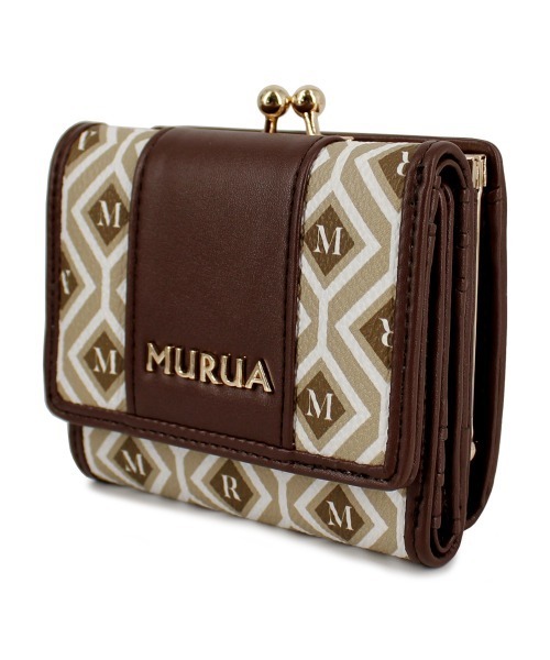 MURUA(ムルーア)の「MURUA (ムルーア) 口金ミニ財布 モノグラム MR-W1112(財布・レディース・ブラウン/ブラック・FREE)」の12枚目の写真