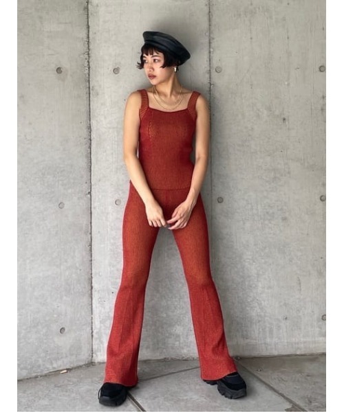 SLY(スライ)の「FAUX LEATHER BERET フォレザー ベレー(ハンチング/ベレー帽・レディース・バーガンディー/ブラック・FREE)」の19枚目の写真