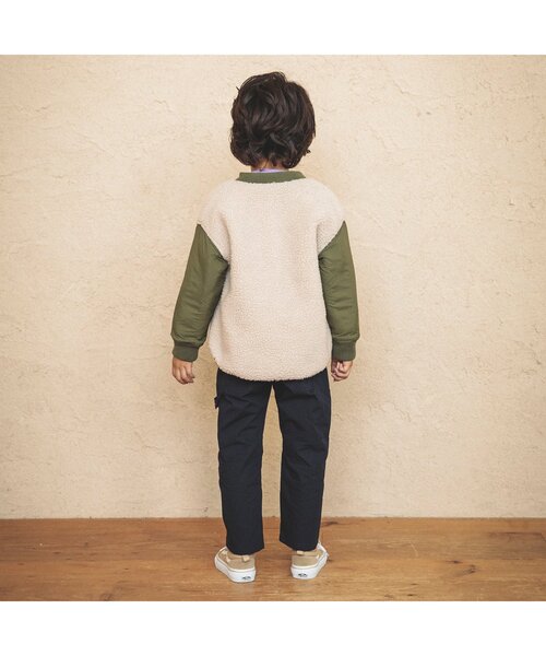 BREEZE（ブリーズ）の「リバーシブルキルトジャケット（その他アウター・キッズ・ブラック/カーキ/レインボー・110/120/80/140/90/130/100）」の10枚目の写真