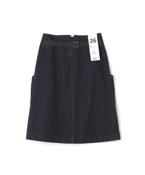 MHL.(エムエイチエル)の「CANTON DENIM(デニムスカート・レディース・インディゴブルー・27/26/28)」の2枚目の写真