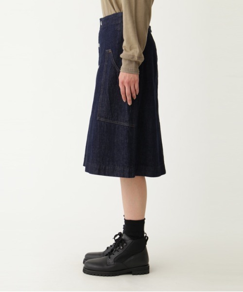MHL.(エムエイチエル)の「CANTON DENIM(デニムスカート・レディース・インディゴブルー・27/26/28)」の6枚目の写真