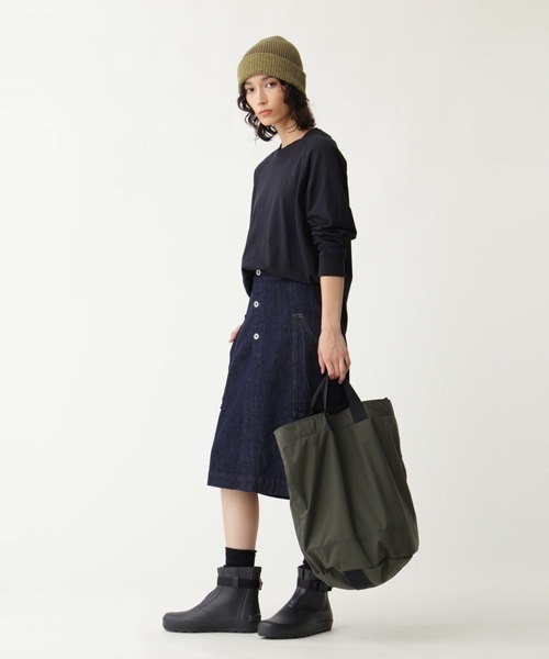 MHL.(エムエイチエル)の「CANTON DENIM(デニムスカート・レディース・インディゴブルー・27/26/28)」の10枚目の写真