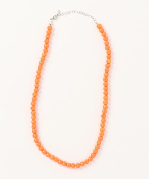 ammy.（エイミードット）の「【 ammy. / エイミードット 】 ビビッドカラー ボールビーズ ネックレス（ネックレス・レディース・オレンジ/グリーン/ブルー/ピンク/レッド/ブラック・FREE）」の10枚目の写真