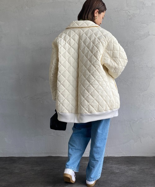 THE SHINZONE（ザ　シンゾーン）の「[THE SHINZONE/ザ シンゾーン] PUFFY キルティングジャケット（その他アウター・レディース・カーキ/アイボリー・34）」の20枚目の写真