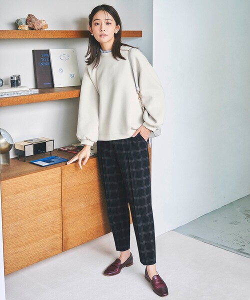 ANY SIS（エニィスィス）の「【2WAY】襟付マシュマロタッチ プルオーバー（Tシャツ/カットソー・レディース・アイボリー系/ネイビー系/ピンク系・2）」の13枚目の写真