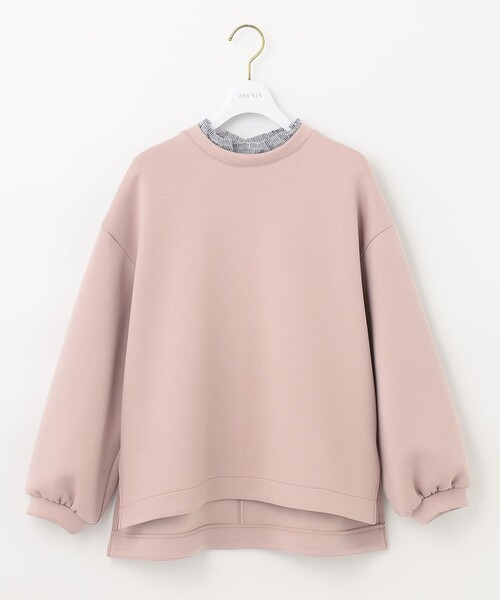 ANY SIS（エニィスィス）の「【2WAY】襟付マシュマロタッチ プルオーバー（Tシャツ/カットソー・レディース・アイボリー系/ネイビー系/ピンク系・2）」の15枚目の写真