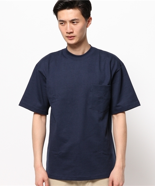 CAMBER（キャンバー）の「CAMBER /  マックスウェイト ポケットTシャツ（Tシャツ/カットソー・メンズ・ホワイト/ネイビー・MEDIUM/SMALL）」の11枚目の写真