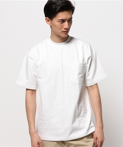 CAMBER（キャンバー）の「CAMBER /  マックスウェイト ポケットTシャツ（Tシャツ/カットソー・メンズ・ホワイト/ネイビー・MEDIUM/SMALL）」の12枚目の写真
