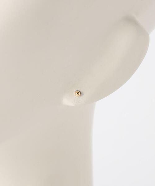 BEAUTY&YOUTH UNITED ARROWS(ビューティーアンドユースユナイテッドアローズ)の「K18 メタルボール ピアス/3mm/1P(ピアス(片耳用)・レディース・ゴールド・FREE)」の5枚目の写真