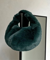 prose verse | ハーフムーンファーバッグ(ハンドバッグ)