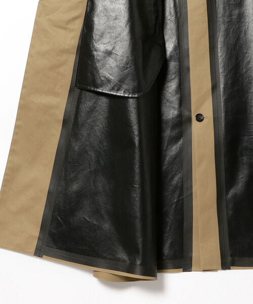 Demi-Luxe BEAMS（デミルクス ビームス）の「Demi-Luxe BEAMS / ボンディング ステンカラーコート（ステンカラーコート・レディース・ブラック/ベージュ・36/38）」の13枚目の写真