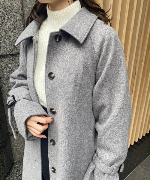 one after another NICE CLAUP（ワンアフターアナザーナイスクラップ）の「トレンドの肌見せができる。肩あきマルチWAYニット（ニット/セーター・レディース・オフホワイト/ベージュ/ブラック/パープル系その他・FREE）」の13枚目の写真