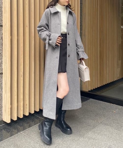 one after another NICE CLAUP（ワンアフターアナザーナイスクラップ）の「トレンドの肌見せができる。肩あきマルチWAYニット（ニット/セーター・レディース・オフホワイト/ベージュ/ブラック/パープル系その他・FREE）」の14枚目の写真