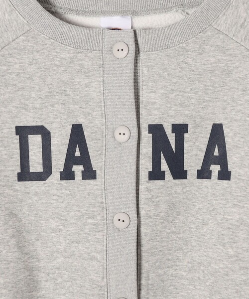 SHIPS（シップス）の「*【SHIPS別注】Goodwear:カレッジロゴカーディガン◆（カーディガン/ボレロ・レディース・ライトグレー/オフホワイト/ピンク系/ネイビー・ONE SIZE）」の8枚目の写真