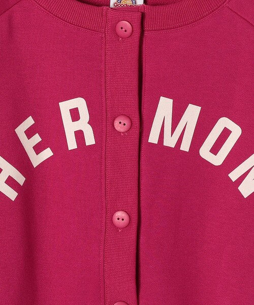 SHIPS（シップス）の「*【SHIPS別注】Goodwear:カレッジロゴカーディガン◆（カーディガン/ボレロ・レディース・ライトグレー/オフホワイト/ピンク系/ネイビー・ONE SIZE）」の14枚目の写真