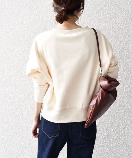 SHIPS（シップス）の「*【SHIPS別注】Goodwear:カレッジロゴカーディガン◆（カーディガン/ボレロ・レディース・ライトグレー/オフホワイト/ピンク系/ネイビー・ONE SIZE）」の20枚目の写真