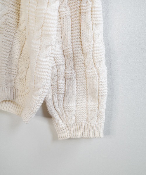 shopnikoniko（ショップニコニコ）の「トグルボタン ダッフル ニットカーディガン（カーディガン/ボレロ・レディース・アイボリー・フリー）」の7枚目の写真