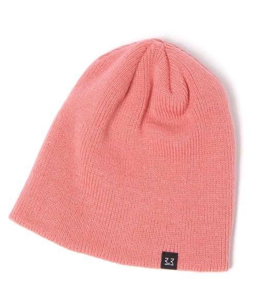 3.3 Field Trip （3.3フィールドトリップ）の「【UNISEX】3.3 Field Trip／シンプルビーニー（ニットキャップ/ビーニー・レディース・ブラック/ピンク/ブルー/グリーン/ボルドー・FREE）」の4枚目の写真