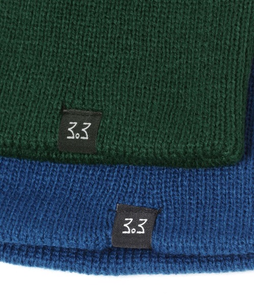 3.3 Field Trip （3.3フィールドトリップ）の「【UNISEX】3.3 Field Trip／シンプルビーニー（ニットキャップ/ビーニー・レディース・ブラック/ピンク/ブルー/グリーン/ボルドー・FREE）」の6枚目の写真