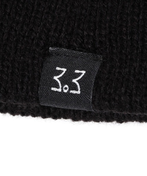 3.3 Field Trip （3.3フィールドトリップ）の「【UNISEX】3.3 Field Trip／シンプルビーニー（ニットキャップ/ビーニー・レディース・ブラック/ピンク/ブルー/グリーン/ボルドー・FREE）」の13枚目の写真