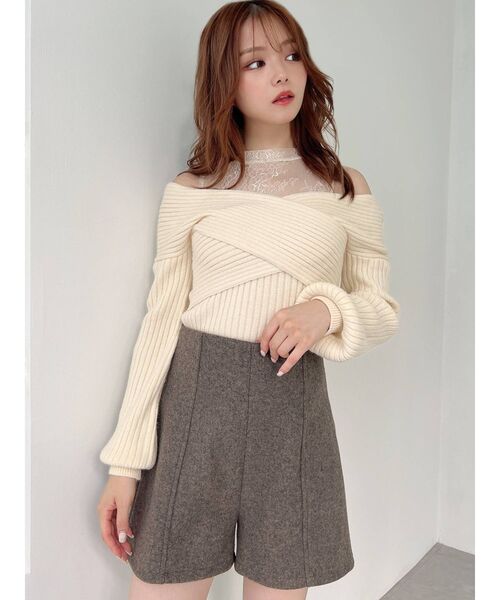 RESEXXY(リゼクシー)の「ハイウエストベーシックショートパンツ(その他パンツ・レディース・アイボリー/ブラック/ブラウン・FREE)」の9枚目の写真