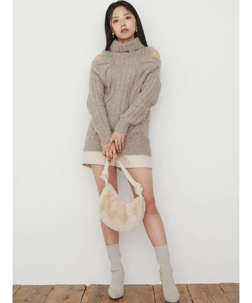 RESEXXY(リゼクシー)の「ハイウエストベーシックショートパンツ(その他パンツ・レディース・アイボリー/ブラック/ブラウン・FREE)」の15枚目の写真