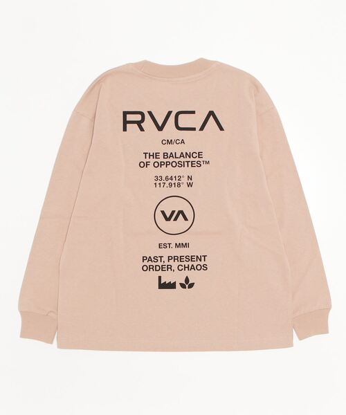 RVCA（ルーカ）の「【ムラサキスポーツ別注】RVCA/ルーカ  ロゴロンT  オーバーサイズ バックロゴ   BD043-P05（Tシャツ/カットソー・レディース・ブラック/ベージュ/ホワイト・S/M/L）」の17枚目の写真