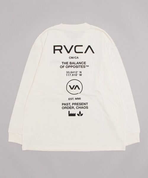 RVCA（ルーカ）の「【ムラサキスポーツ別注】RVCA/ルーカ  ロゴロンT  オーバーサイズ バックロゴ   BD043-P05（Tシャツ/カットソー・レディース・ブラック/ベージュ/ホワイト・S/M/L）」の18枚目の写真