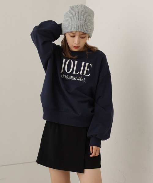 one after another NICE CLAUP（ワンアフターアナザーナイスクラップ）の「N刺繍ニットキャップ（ニットキャップ/ビーニー・レディース・ブラック/杢グレー/オフホワイト・FREE）」の11枚目の写真