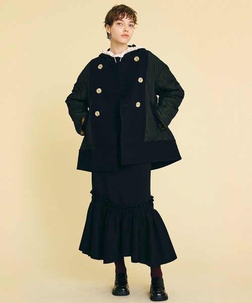 LANVIN en Bleu（ランバンオンブルー）の「メルトンコンビキルティング