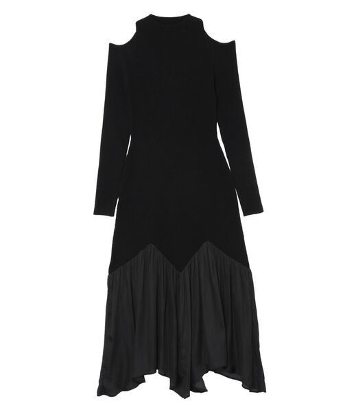 LAGUNAMOON（ラグナムーン）の「オープンショルダーニットワンピース（ワンピース・レディース・ブラック/カーキ/アイボリー・SMALL/MEDIUM）」の20枚目の写真