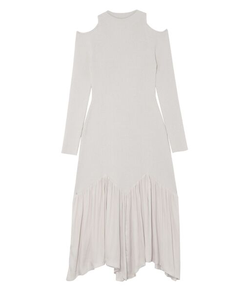 LAGUNAMOON（ラグナムーン）の「オープンショルダーニットワンピース（ワンピース・レディース・ブラック/カーキ/アイボリー・SMALL/MEDIUM）」の22枚目の写真