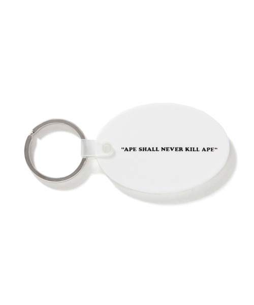 A BATHING APE(アベイシングエイプ)の「RUBBER KEYCHAIN M(キーホルダー・メンズ・ブラック/ホワイト/レッド/グリーン・FREE)」の5枚目の写真